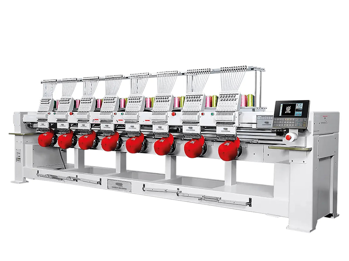 Machine à broder industrielle KESI 8-têtes, vue 1