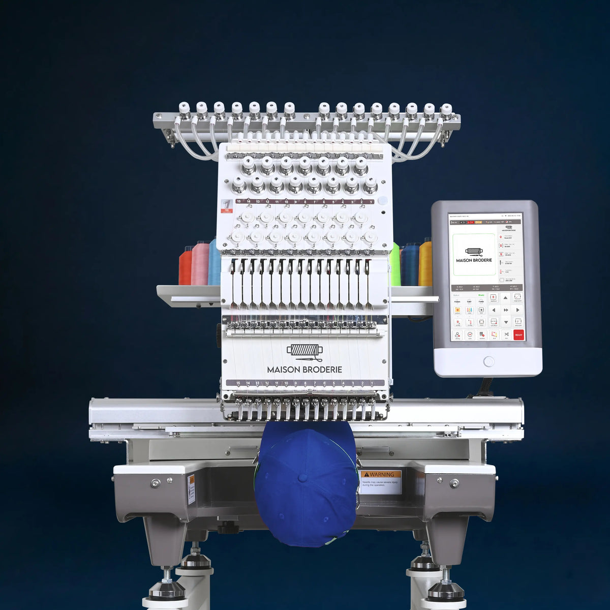 Machine à broder professionnelle mono-tête Mirror, vue 1